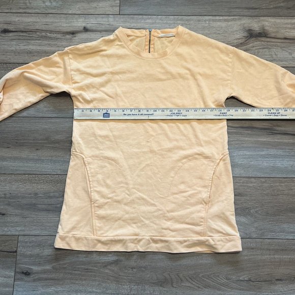 Soft Surroundings On The Go Pullover Sweater SZ Small Marigold Orange Sweatshirt - Picture 9 of 10